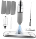 Wet Dry Microfiber Mop for Efficient Floor Cleaning Versatile Mop for Hardwood Tile and Marble with Washable Pads Water Tank for Easy Use