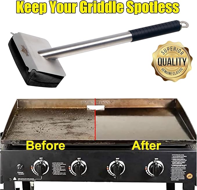 Steam Grill Brush Bristle Free[Ultra Safe &amp Efficient] Grill Cleaner for Outdoor GrillBBQ Replaceable Scraper Cleaning HeadGrill Brush BBQ AccessoriesGifts for Men/Dad ﻿