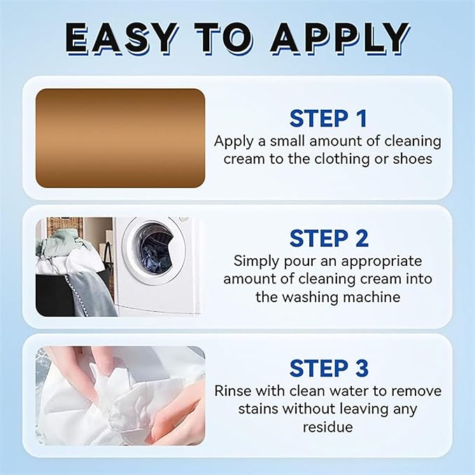 Multi-purpose Deep Cleaning Laundry Paste Deep Stain Remover Cleaning Paste for Clothes and Shoes Multi-functional Cleaning and Stain Removal Cream Pasta Concentrado Para Lavar Ropa (600G)