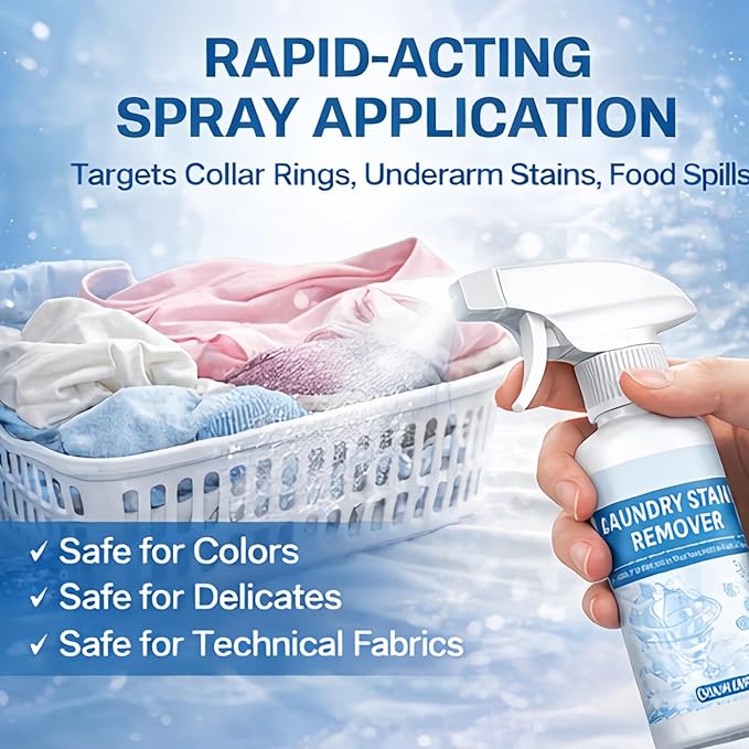 Non-Ionic Clothing Emulsifier Stain Remover Powerful Laundry Pre-Treatment Spray Stain Remover For Clothes Laundry (5pcs)