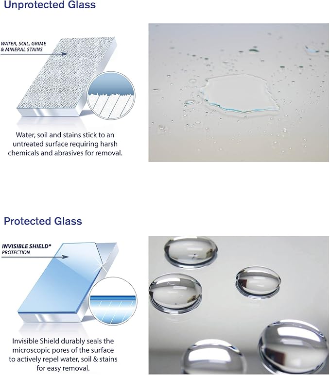 Invisible Shield® Marble &amp Granite Cleaner &amp Protectant with Hydrogen Peroxide - 32 oz- 3 Pack by Clean-X