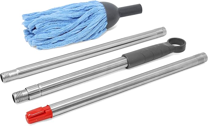 Premium Microfiber Wet Mop for Hardwood Laminate Tile Flooring with Stainless Steel Handle Extendable up to 56 Inches