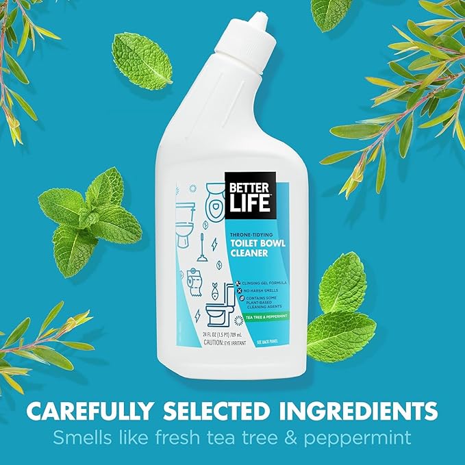 Better Life Toilet Bowl Cleaner 1-Pack + All Purpose Cleaner 24 Oz 1-Pack Unscented
