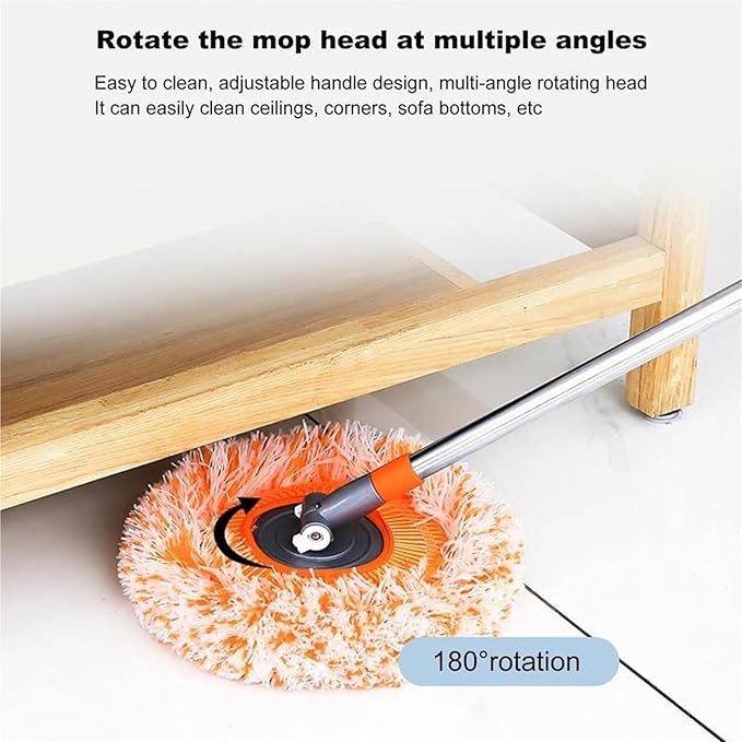 360° Rotatable Adjustable Mop with Retractable Long Handle - 2025 Upgraded Design (1 Set)(2 Set)