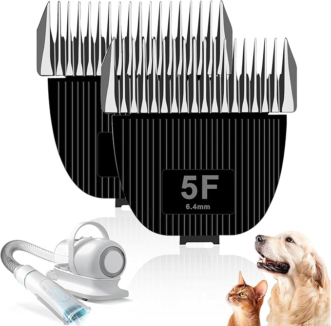 Replacement Blade for nebot P1 Pro Pet Grooming Kit &amp VacuumSize-5F Cut Length 1/4”(6.3mm)2 Pack