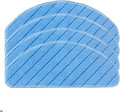 Washable Mop Cloth Pads Compatible for Ecovacs Deebot Ozmo T8 Max T9 Max T9 N8 N9 Robot Vacuum Cleaner Rags(4pcs)