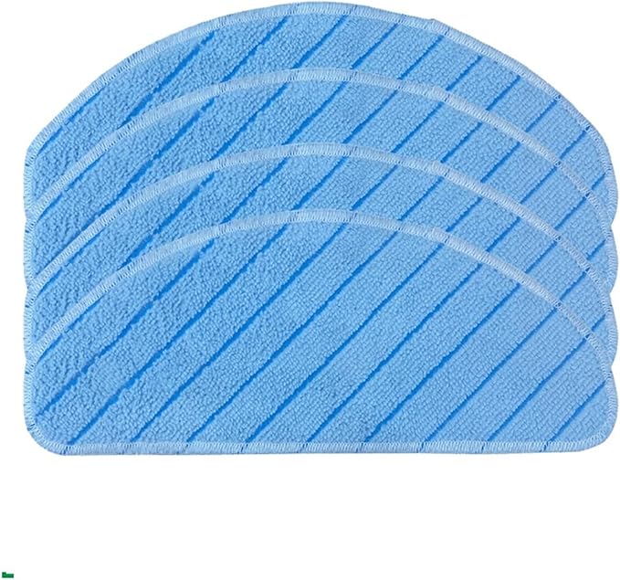 Washable Mop Cloth Pads Compatible for Ecovacs Deebot Ozmo T8 Max T9 Max T9 N8 N9 Robot Vacuum Cleaner Rags(4pcs)