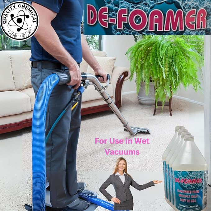 Quality Chemical Defoamer - Instantly removes foam from Hot Tubs or Cleaning Equipment - 128 oz (Pack of 4)