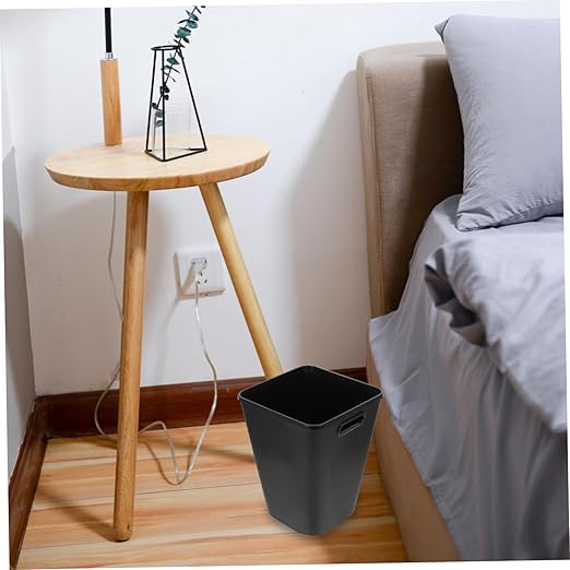 PRETYZOOM Enhanced Capacity Trash Can Kitchen Waste Basket Office Wastebasket Bin Bathroom Accessories Garbage Bin