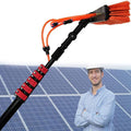 Water Fed Telescopic Brush Window Cleaning Kit for Cleaning Window Solar Panels Cleaning and Washing Tool for Window Glass Solar Panel 12FT/3.6M