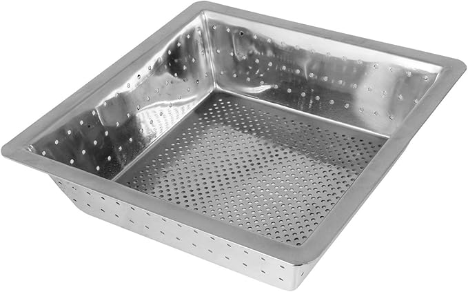 XCDISCOUNTE COMMERCIAL FLOOR DRAIN COLADOR ACERO INOXIDABLE 304 0.8MM 10 PULGADAS POR 10 PULGADAS POR 3 PULGADAS