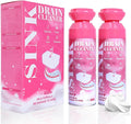 Foaming Drain Cleaner - Sink Cleaner and Deodorizer for Kitchen Sinks Shower Drains and Tubs Monthly Maintenance to Avoid Clogs. (2pcs coral pink)