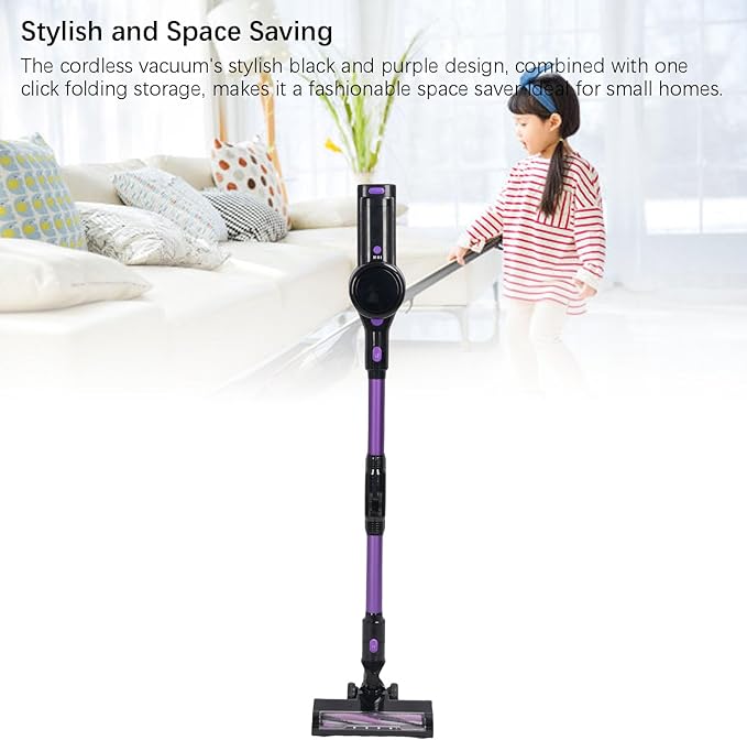 HEEPDD 250W Corded Stick Vacuum Cleaner180 Swivel Steering and Foldable Vacuum Cleaners with Large Dust Cup Capacity for Pet Hair Carpet Floor