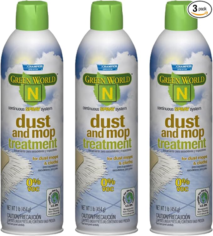 Champion Sprayon Dust and Mop Treatment. 3-14oz. Net Can.