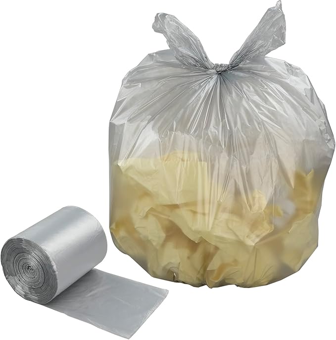 Anbers 8 Gallon Medium Garbage bags Grey 140 Counts