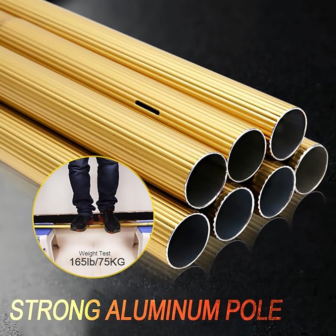 Solar Panel &amp Window Cleaning Kit - Extendable Water Fed Pole with Adjustable Telescopic Brush for Outdoor Glass Cleaning - Efficient Window &amp Solar Panel Maintenance 55cm Brush Head-8M/27FT