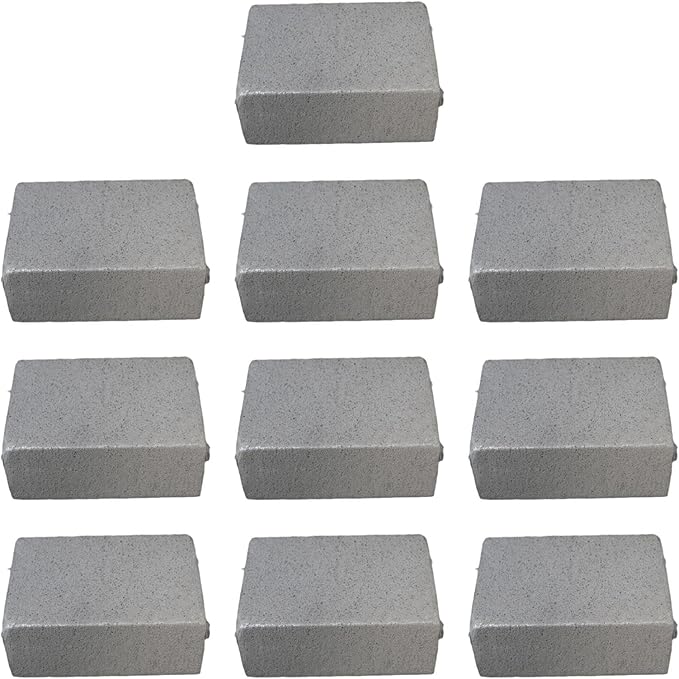 10x Grill Cleaning Bricks Pumice Griddle Cleaning Stones Multipurpose