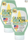 CPR Granite Cleaner Can Be Used Daily On Granite Marble Quartz &amp Corian. Leaves A Gorgeous Streak-Free Shine &amp Silky Smooth Finish (18 Ounce (Pack of 2))