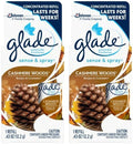 Glade Sense &amp Spray automatic air freshener refill Cashmere Woods - 2 Packs