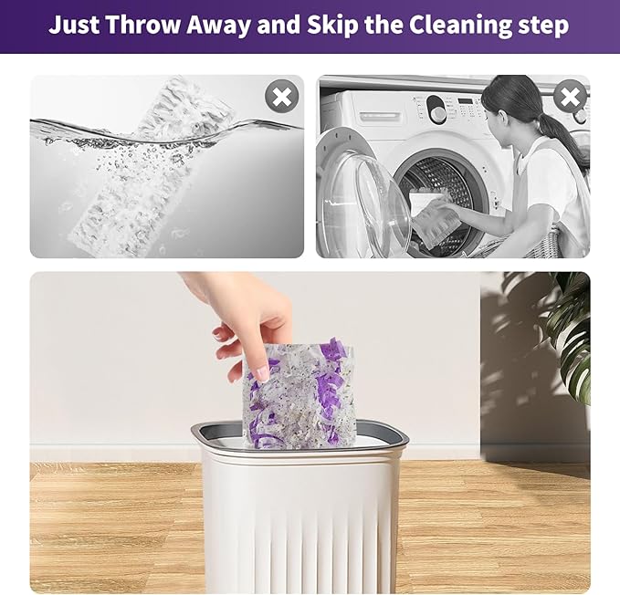 16 Pack Disposable Mopping Pads Refills for Swiffer PowerMop Multi-SurfaceSwiffer Mop Pad Replacement Kit for Floor Cleaning