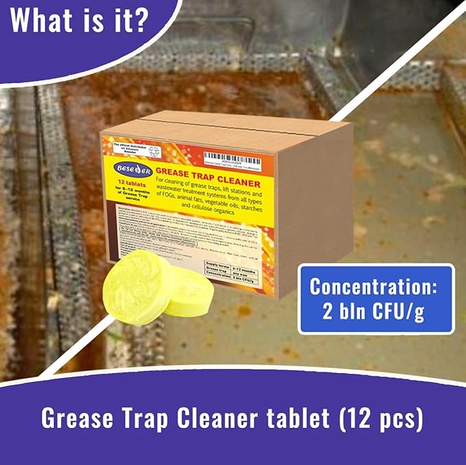 Grease Trap Cleaner (1 Count (Pack of 12))