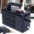 1600W Steam Machine Steam Cleaner High Temperature High Pressure Hand-held Portable Steam Cleaning Machine Automatic Mobile Cleaning Machine (BLACK Without Flashlight)