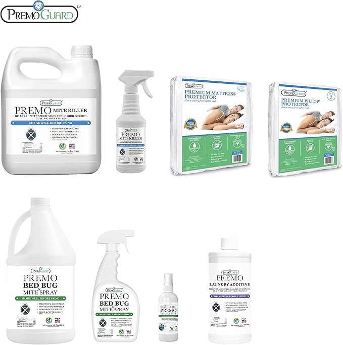 Bed Bug &amp Mite Laundry Detergent Additive by Premo Guard – 32 oz – Child &amp Pet Friendly – Stain &amp Odor Free – Best Natural Non-Toxin Treatment