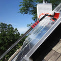 Solar Panel Cleaning Brush Window Cleaning Pole Window Cleaner Kit Water/Hose Fed Pole Window Cleaning Brush Equipment Cleaning Photovoltaic and Solar Panels20FT/6M