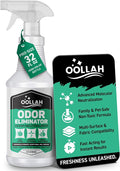 Odor Eliminator Spray for Strong Odor - Commercial Strength Odor Neutralizer - Fabric Room Bathrooms Couch and Furniture Odor Eliminator Spray - Fast Action Fresh Scent (32oz)