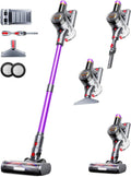 Cordless Vacuum Cleaner 550W 45Kpa Vacuum Cleaners for Home 60Mins Cordless Stick Vacuum with LED Display Self-Standing &amp Anti-Tangle 8-in-1 Wireless Vacuum for Carpet Pet Hair Hardfloor