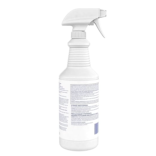 Diversey 100842725 Avert Sporicidal Disinfectant Cleaner Hospital Grade Kills C. Difficile Spores Ready-to-Use Liquid Spray 32-Ounce (Pack of 12)