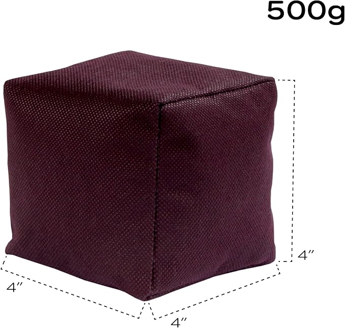 BambooMN Activated Bamboo Charcoal Air Purifier Cube - 500g Burgundy - 4 Units