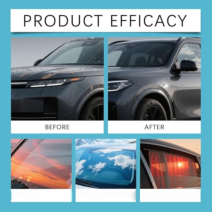 100ml Anti Fog Spray Car Windscreen Demister For Cars &ampTrucks Car Glass Cleaner For Driving Window Cleaner Spray For Glasses Water Repellent Spray For Glass Windscreen Rain Repellent (3)