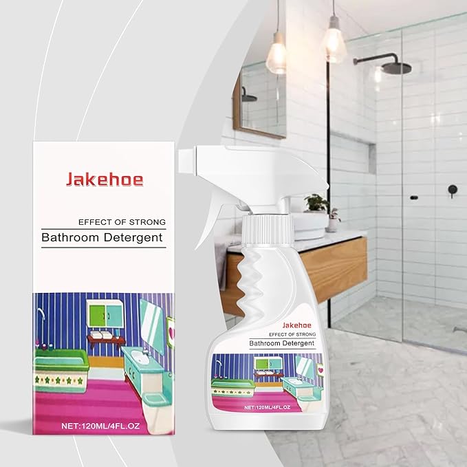 Bathroom Detergent Spray 4 FL OZ Glass and Tile CleanerBathroom Cleaning Water Stain Cleaning