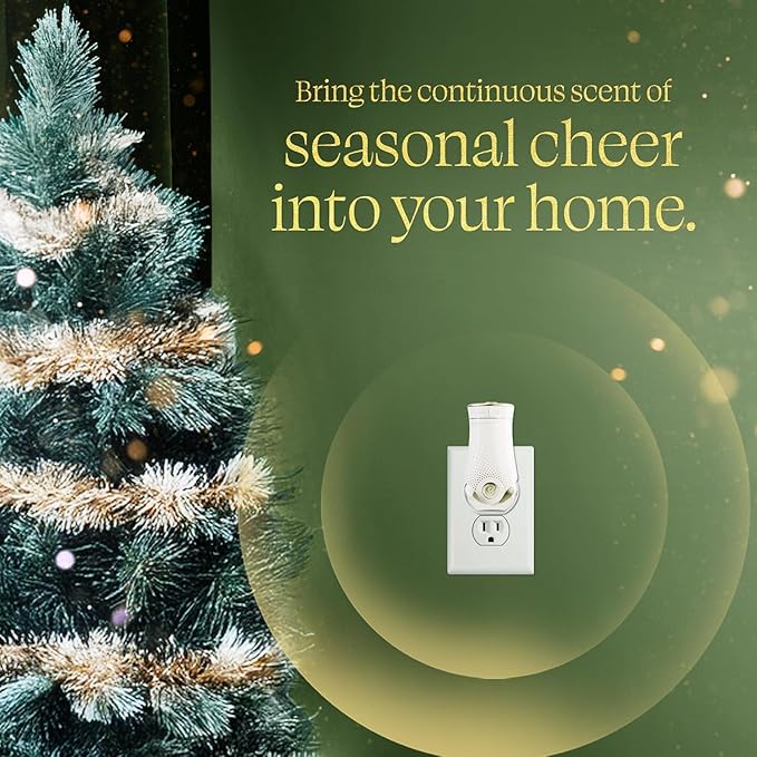 Glade PlugIns Scented Oil Refill 6-Pack Balsam &amp Spruce Holiday Fragrance 0.67 fl oz (12 Total Refills) Air Freshener Oil Refills for Plug-In Warmer