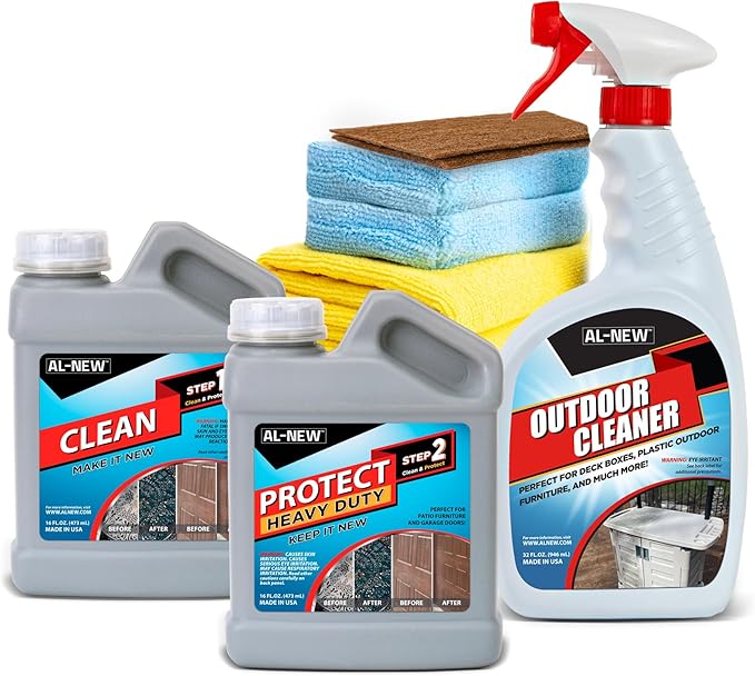 AL-NEW Garage Door Restoration System | Easily Clean Restore &amp Protect Your Garage Door