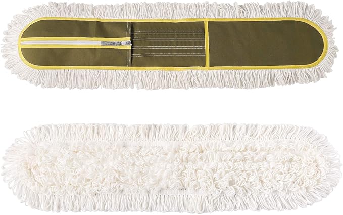 36 Microfiber Mop Pads 2 Pieces Just Fit CLEANHOME Industrial Dust Mop: B08R3F1ZZMGreen