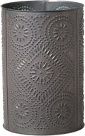 Irvin's Country Tinware Waste Basket with Diamond in Kettle Black