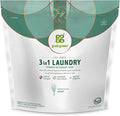 Grab Green 3-in-1 Laundry Detergent Pods Vetiver Scent Plant and Mineral Based Superior Cleaning Power Stain Remover Brightens Clothes White 132 Count