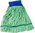 Arkwright Microfiber Tube Mop Head Replacement - Heavy Duty Lint Free Super Absorbent &amp Bleach-Safe Janitorial Essential for Commercial &amp Industrial Floor Cleaning 18 oz Green