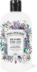 Poo-Pourri Before-You-Go Toilet Spray Refill Lavender Peppermint 16 Fl Oz Up to 800 Uses Bathroom Odor Deodorizer with Essential Oils for Home or Work Lavender Peppermint and Citrus Scent