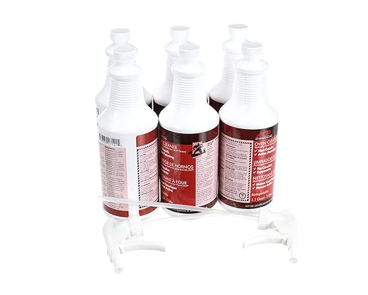 AMANA Menumaster Xpress Oven Cleaner (6) 1 Liter Bottles (2) Nozzl CL10 - - Genuine OEM Replacement Part