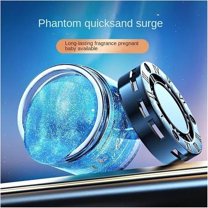 High-End Flowing Sand Solid Fragrance Car Aromatherapy Air Freshener Seat Decoration for Your Vehicle(E)