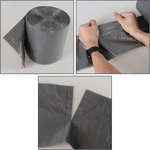 18 Gallon Gray Trash Bags Tall Kitchen Garbage Can Bag Large Garbage Bags 100 Counts