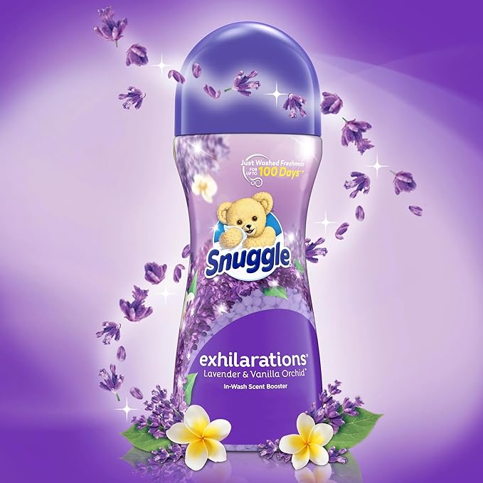 Snuggle Exhilarations Laundry Scent Booster Beads Lavender and Vanilla Orchid 27 Ounce