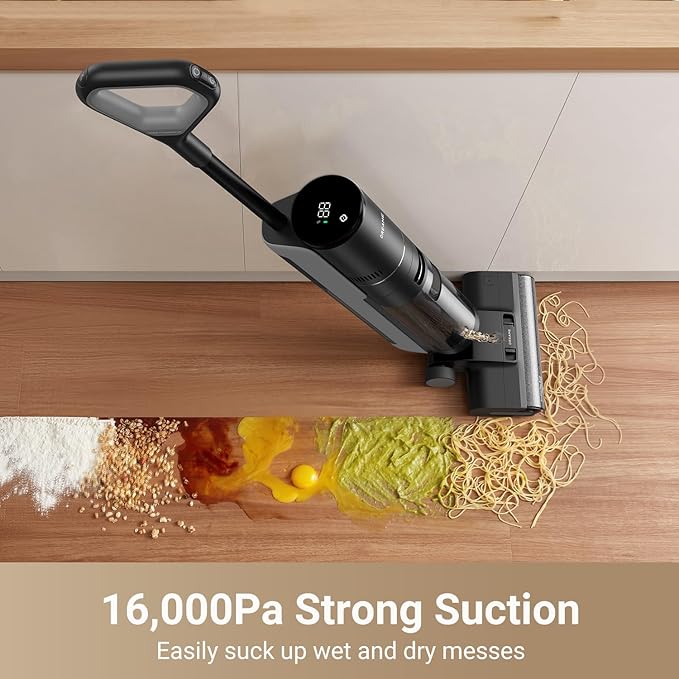 DREAME G10 Pro Wet Dry Vacuum Cleaner Vacuum Mop All in One with Auto Self-Cleaning Floor Cleaner Machine for Hard Floor 35 Mins Runtime Edge Cleaning Self-Propelled Vacuum Mop Combo