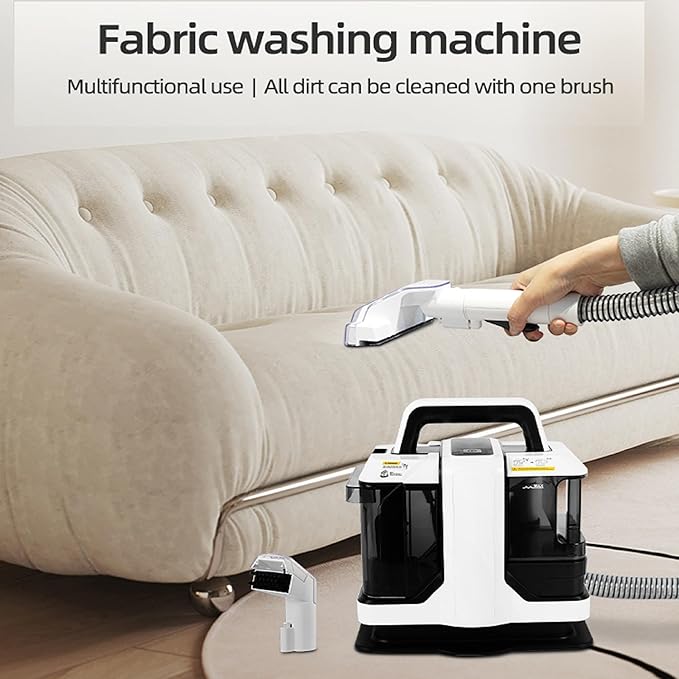 Portable Carpet &amp Upholstery Cleaner Machine 2-Pack Multi-Purpose for Sofa Mattress Living Room Outdoor Terrace Interior Cleaning