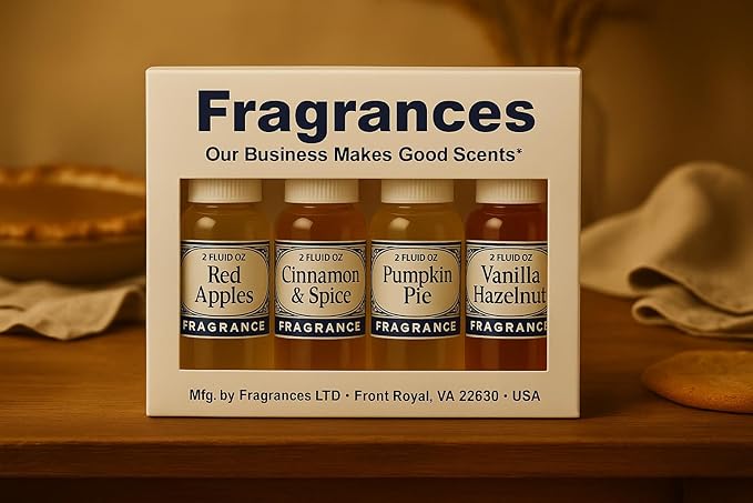 Rainbow RainMate Sirena Hyla Compatible Vacuum Fragrances – Assorted Fragrance 4-Pack For Water-Based Vacuums (Baked Delights - Red Apples Cinnamon &amp Spice Pumpkin Pie Vanilla Hazelnut)