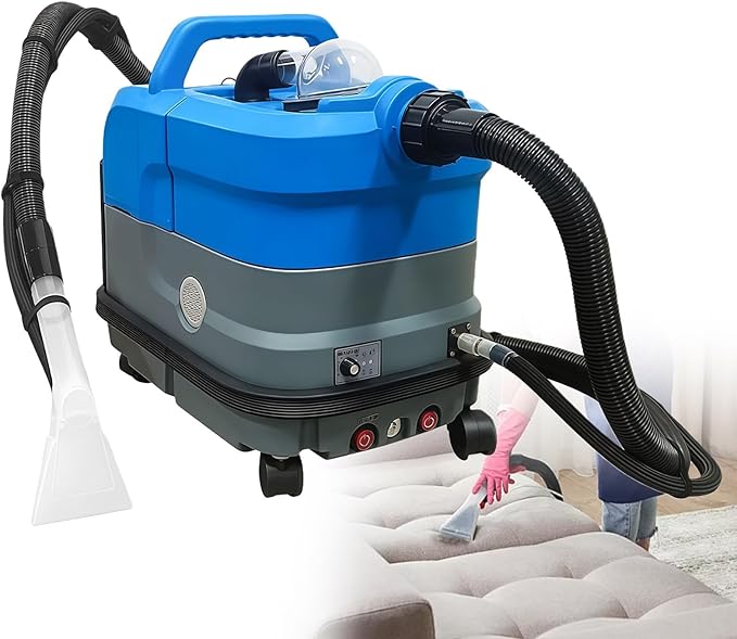 BANGBANGJI Heated Carpet Extractor Bundle with 7.5L Clean &amp 12L Removable Dirty Water Tanks 6 Versatile attachments for Hotels Offices Housekeeping Companies and Household Use