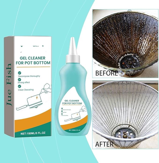 Kitchen Degreaser &amp Black Stain Remover For Stove Hood &amp Cookware - Penetrates Softens &amp Dissolves Grease &amp Grime(3PCS)